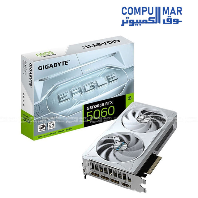 Gigabyte GeForce RTX 5060 EAGLE OC ICE 8GB GDDR7 Graphics Card