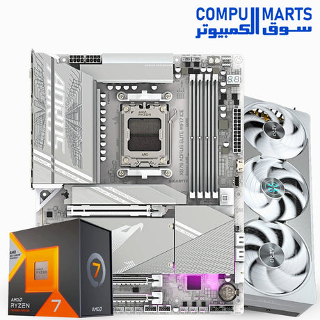 Gigabyte- RTX 5080 -AERO OC -Gaming PC Bundle -X870 AORUS -Elite WiFi7 motherboard -Ryzen 7 7800X3D processor