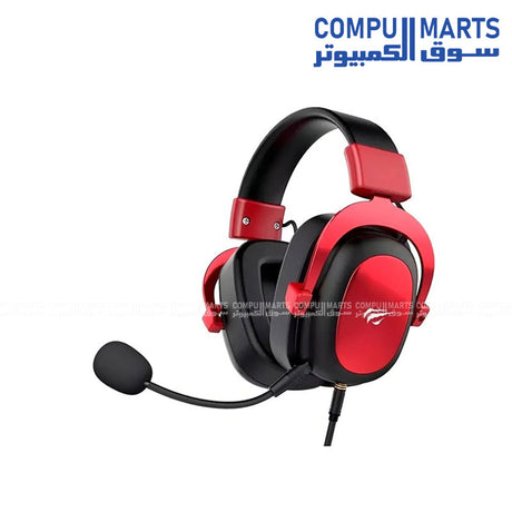 GameNote H2002D Gaming Headset Black & Red – 53mm Speaker