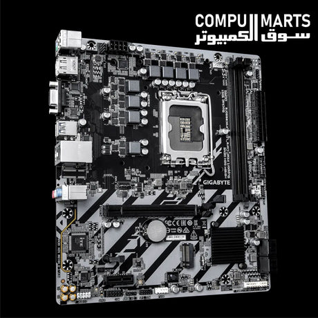 GIGABYTE H810M S2H GEN5 dual DDR5 DIMM memory slots