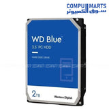 Western Digital WD Blue 2TB 3.5-inch SATA hard drive