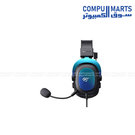 HAVIT H2002U Pro gaming headset with Φ6.0×2.7mm microphone and -42±3dB sensitivity