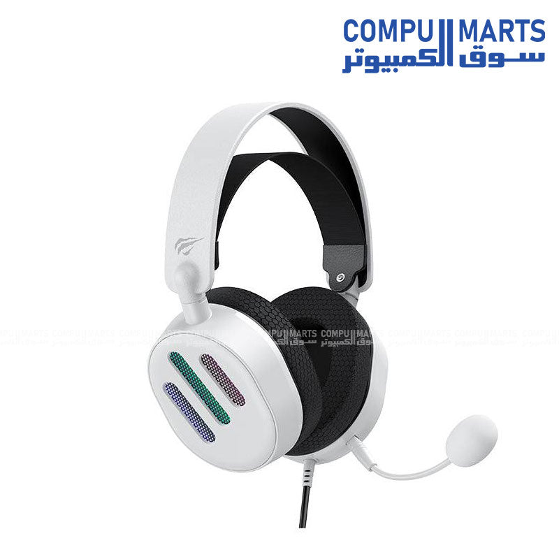 HAVIT Gaming Headphones H2038U microphone measuring Ø6.0×2.7mm