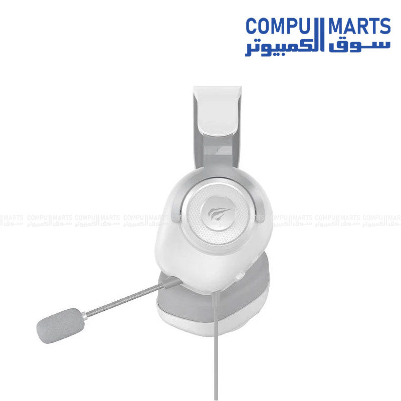 Havit Gamenote H2230D Over Ear Wired Gaming Headset in Black and White