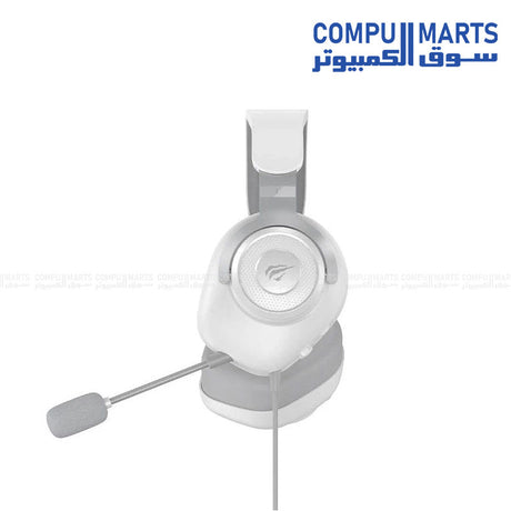 Havit Gamenote H2230D Over Ear Wired Gaming Headset in Black and White