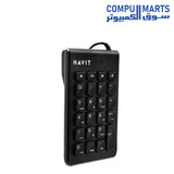HAVIT KB223 PC series-USB Numeric Keypad