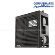 HAVN HS 420 VGPU mid‑tower PC case in white, vertical GPU mount, dual‑chamber airflow, UniSheet curved tempered glass, SimpliCable cable management – Egypt.
