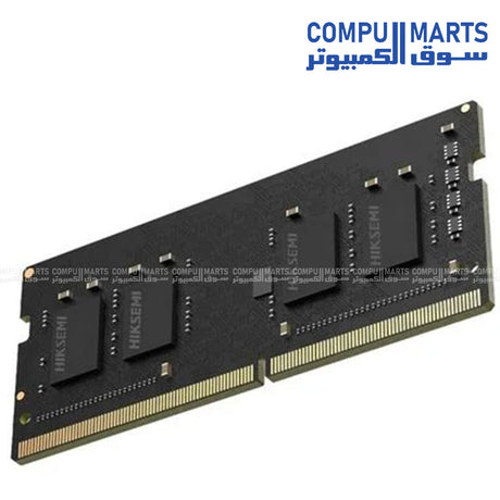 Reliable HIKSEMI DDR4 SODIMM memory with 8GB capacity, 3200MHz frequency, and 262pin configuration for compatible notebooks