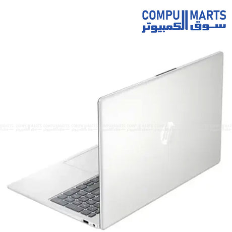 15.6 Inch FHD HP laptop with Intel UHD Graphics, 4GB DDR4 memory, and 256GB SSD for everyday computing