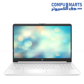 HP 15S-FD5292NIA – Laptop – HP – 12th Gen Core i5-1235U – 8GB DDR4 – 512GB SSD – 15.6" FHD – Snowflake White – Intel Iris Xe Graphics – Backlit Keyboard – DOS