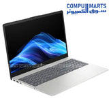 HP AI 15-fd2040ne D7UQ7EA 15.6 Inch FHD laptop in Natural Silver at Compumarts