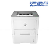 HP Laser 408dn monochrome laser printer front view 40ppm duplex