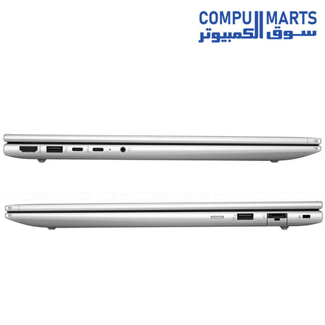 Business-focused HP laptop with Intel Ultra 7-155U platform, Wi-Fi 6E support, and 16-inch display designed for productivity and professional computing
