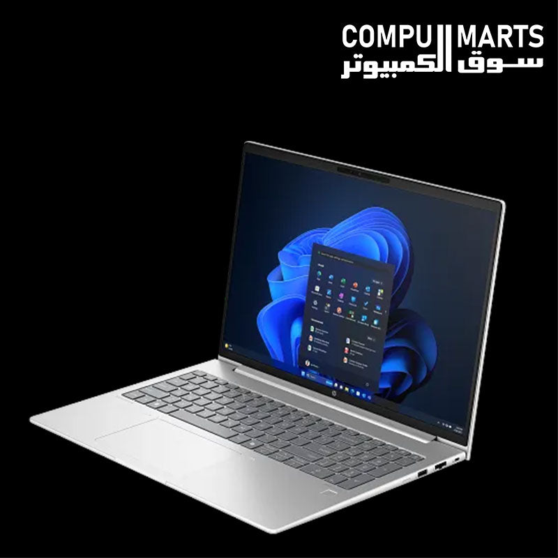 HP ProBook 460 G11 notebook with 16-inch WUXGA 1920 x 1200 IPS anti-glare display and integrated Intel Graphics