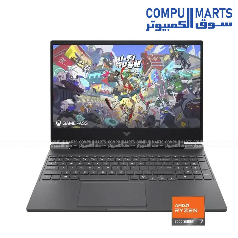 HP Victus Gaming Laptop 15.6 inch with Ryzen 7 7445HS and RTX 4050 graphics