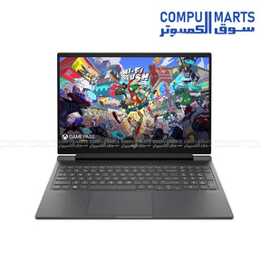 HP Victus 16-R1048NE Gaming Laptop with Intel Core i7-14700HX, NVIDIA GeForce RTX 4060 8GB, 16GB RAM, 1TB SSD, 16.1-inch FHD Display – Mica Silver – Available in Egypt