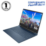 HP Victus 16-r1015nia blue laptop showing 16 GB memory ram and 1TB hard disk capacity