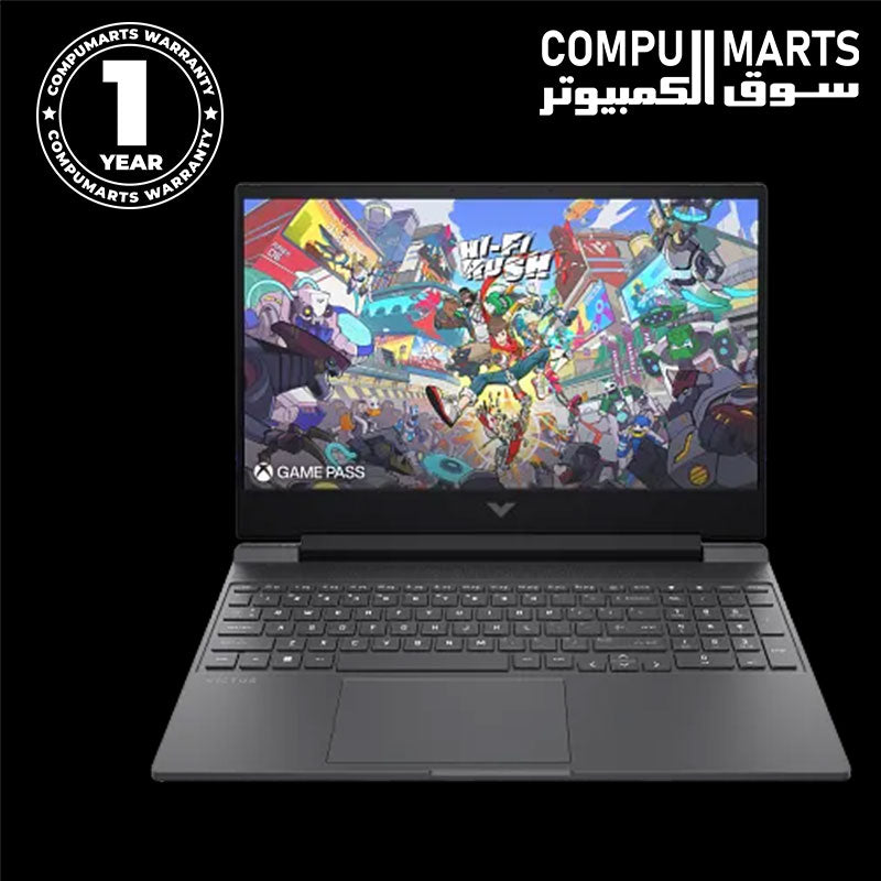 HP Victus Gaming Laptop 16-R1011NIA with Intel Core i7-14700HX processor and NVIDIA GeForce RTX 4050 6GB graphics.