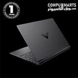 HP Victus 16-R1011NIA laptop featuring a backlit full-size keyboard with numeric keypad and FreeDOS operating system.