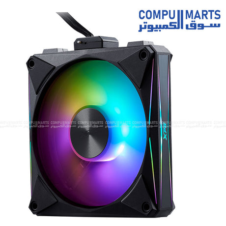 XPG Hurricane Mag 120 ARGB PWM Magnetic Fan – 120mm, dual rotation, rifle bearing, ARGB lighting – Egypt
