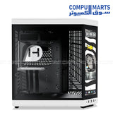 HYTE Y70 Touch Infinite Dual Chamber ATX Mid Tower Modern Aesthetic Case with Integrated 2.5K LCD Touchscreen