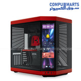 HYTE Y70 Touch Infinite Dual Chamber ATX Mid Tower Modern Aesthetic Case with Integrated 2.5K LCD Touchscreen