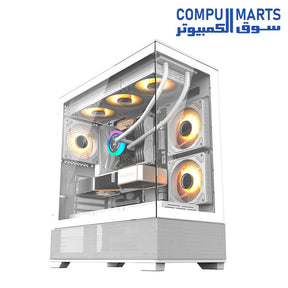Havit CF925 gaming case with USB 2.0 USB 3.0 HD Audio Reset and Power button ports