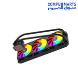 Liquid cooling system with 68.1 CFM airflow available at Compumarts