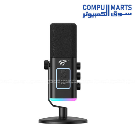 Havit GK71 RGB Gaming Microphone USB Condenser Microphone