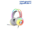 Havit Gamenote H2046U USB 7.1 RGB Gaming Headphone with USB plug, 7.1 virtual surround sound, over-ear headband, dynamic driver, and white finish available in Egypt