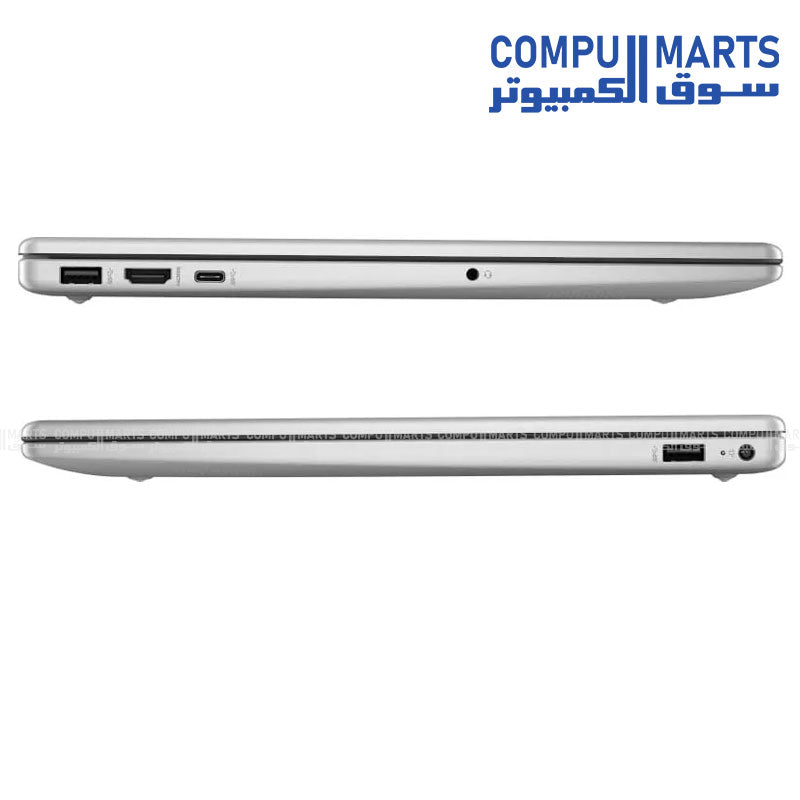 HP 15-fd2022ne Natural silver laptop with backlit keyboard