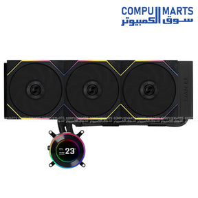 Lian Li HydroShift II LCD-C 360TL – IPS LCD – Black/White – Intel & AMD