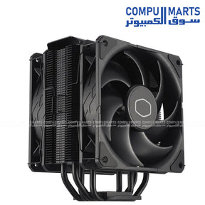 Cooler Master Hyper 212 Black X Duo CPU Air Cooler with dual 120mm SickleFlow fans and 4 heat pipes for Intel and AMD processors Egypt