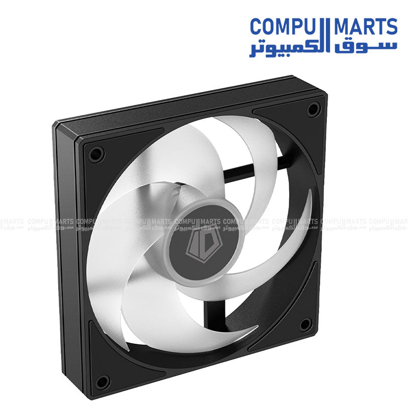 Reliable 12VDC ARGB PWM case fan operating within 10.8～13.2VDC range with 7VDC starting voltage for stable performance