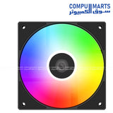 ID-COOLING AS-120-ARGB-K TRIO ARGB PWM case fan 120mm durable hydraulic bearing 2000RPM 58CFM 27.2dB cooling fans kit for PC builds in Egypt