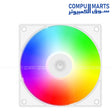 ID-COOLING AS-120-ARGB-W ARGB PWM case fan 120×120×25mm white hydraulic bearing cooling fan 300±200~2000RPM±10%