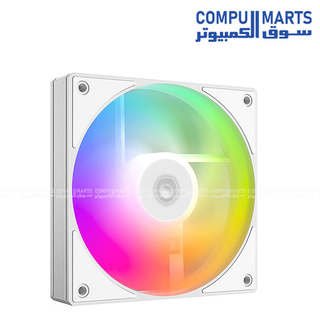 120mm ARGB PWM case fan with 58CFM airflow and 1.94mmH2O static pressure for PC cooling systems