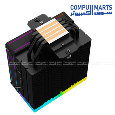 ARGB tower cooler designed for Intel LGA1700 and AMD AM5 gaming PC builds