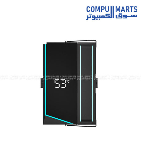 ID-COOLING FROZN A410 TD cooler with 120mm ARGB fan and digital display design