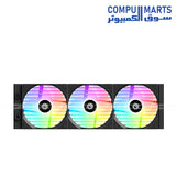 ID-COOLING FX360 LCD WHITE cooling system featuring LCD display 300cd brightness and 3x120mm ARGB fans for PC builds in Egypt