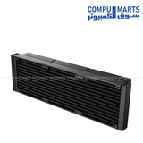 FX360 LCD WHITE liquid CPU cooler with copper cold plate ceramic bearing pump and 2900RPM speed available at Compumarts Egypt