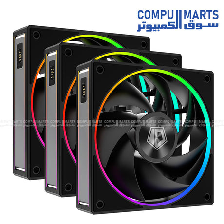Dual ball bearing PC cooling fan structure delivering stable long-term operation with 12VDC rated voltage and 1.8W power input efficiency