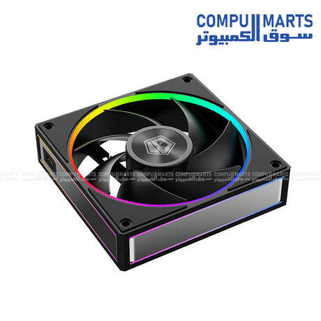 Magnetic connection fan system with 7-blade aerodynamic design supporting adjustable 500–2300RPM fan speed for optimized airflow control