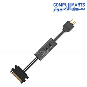 RC-ARGB addressable RGB controller with SATA Power Connector and 3-Pin 5V ARGB Output