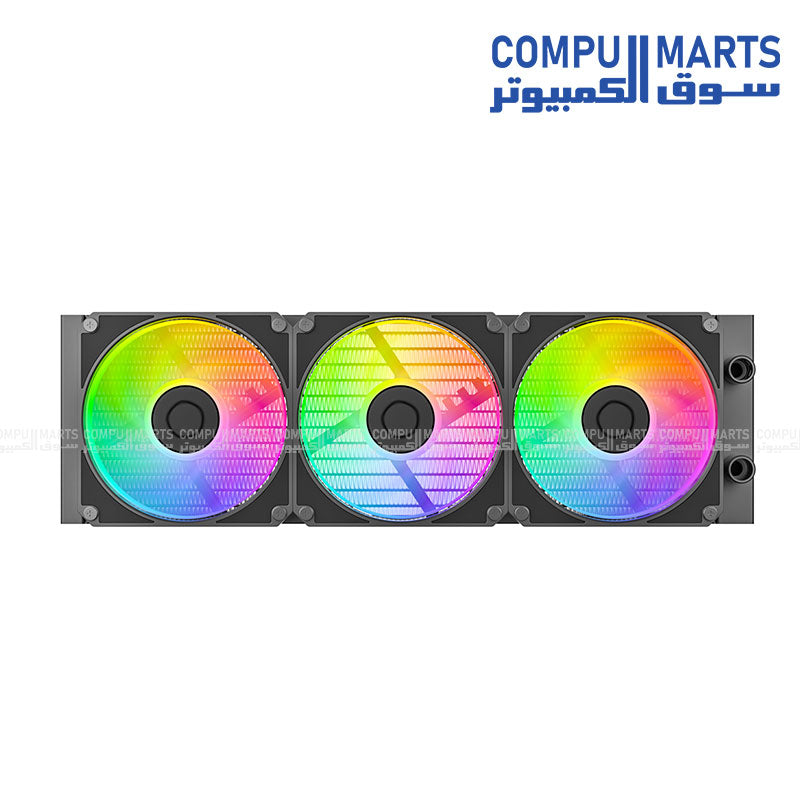 ID-COOLING SL360 V2 360mm AIO liquid CPU cooler with 396×120×27mm aluminum radiator and 420mm premium sleeved tubing