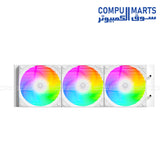 ID-COOLING FX360 INF 360mm Liquid CPU Cooler 350W TDP Aluminum Radiator 3x120mm ARGB Fans 2000RPM PWM Support Intel LGA1851/1700/1200/115X AMD AM5 AM4