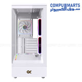 SUN Gaming Case – PC Case – Xigmatek – E-ATX High Airflow Case 420mm GPU Support 360 Radiator