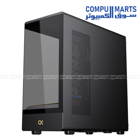 SUN Gaming Case – PC Case – Xigmatek – E-ATX High Airflow Case 420mm GPU Support 360 Radiator