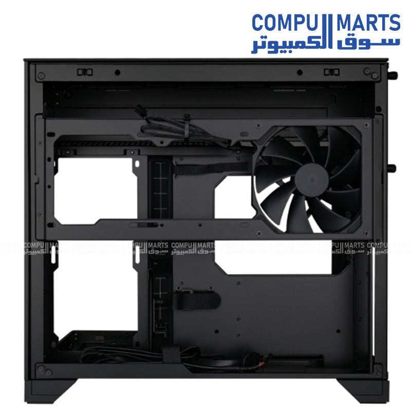 Featuring ATX PSU support under 182mm, 162 mm CPU cooler clearance, and 410 mm GPU clearance for Compumarts Egypt