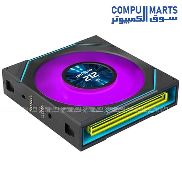 Lian Li UNI Fan SL-INF LCD Flex 120mm RGB Black Fan 12SLIND1F1B with Standard Blade and up to 2000 RPM speed